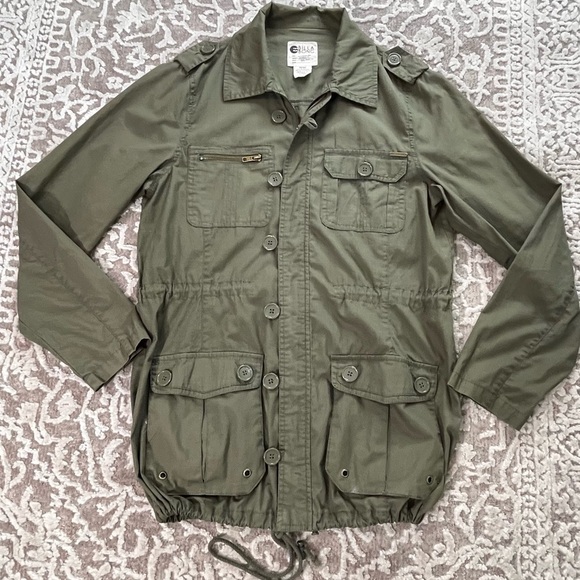 Billabong Women’s Cargo Army Jacket - Picture 5 of 14